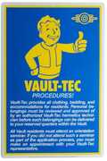Fallout - Metal Sign - Procedures