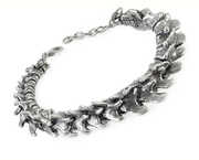 Vertebrae Skeleton Bracelet - Hand Made - Fine English Pewter|||||||||||||||||||||||||||||||