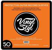 Vinyl Styl® VS-P-014 12 Inch Vinyl Record Outer Sleeve Polyethylene - 50 Count (Clear)