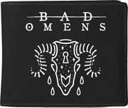 Rocksax - Bad Omens - Ramskull - Wallet with Coin Pocket (Black)