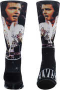 Perri's - Elvis Presley - 70's Dye Sublimation - Crew Socks 