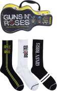 Perri - Guns N' Roses - Crew Socks (3 Pack Collector Guitar Shape Tin) 