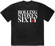 The Rolling Stones Chic Sixty Black Unisex SS T-Shirt Small