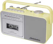 Studebaker SB2130CS Portable Cassette Player/ Recorder with AM/ FM Radio (Cream) 
