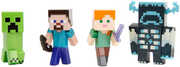 Minecraft - MetalFigs - 2.5" Die-Cast Figure 4-Pack (Steve, Alex, Creeper, Warden)
