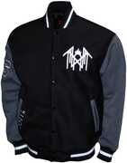 Sleep Token - Logo Symbol - Varsity Fleece Jacket - Large Black/ Ash M2451STA3