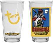 Toon Tumblers 1979 Topps Baseball Trading Card Pack Art Pint Glass 