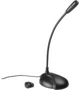 Audio Technica ATR4750-USB Omnidirectional Condenser Desktop Microphone (Black)