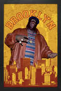 The Notorious B.I.G. - Brooklyn - Framed Print 