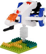 Nanoblock - Namco Classic Games - Character Collection - Xevious Solvalou Building Kit 