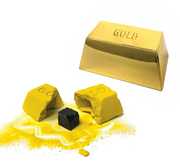 Schylling Chip Away Gold Bar with Tools 