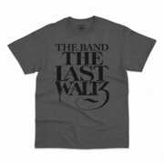 The Band - The Last Waltz Black Logo - Heavy Cotton T-Shirt - Large Heather Grey 