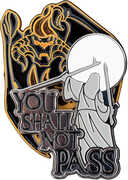 WETA Workshop - The Lord of the Rings Trilogy - You Shall Not Pass Stackable Enamel Pin Set