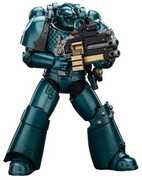 JOYTOY - Warhammer40K: The Horus Heresy - Alpha Legion: Headhunter with Banestrike Combi-Bolter & Power Dagger 1/ 18 Action Figure 