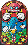 Sonic the Hedgehog - Limited Edition Ingot - Stained Glass Window Style 