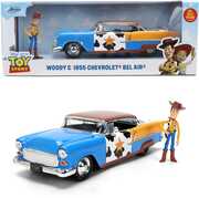 Toy Story - Hollywood Rides - 1955 Chevrolet Bel Air 1:24 Die-Cast Car & Woody Figure Set