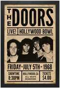 The Doors - Live! Hollywood Bowl - 11x17 Framed Print With Gel-Coat 