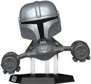 Funko POP! RIDES: Star Wars: The Mandalorian - The Mandalorian & N-1 Starfighter