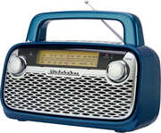 Studebaker SB2006BL Bluetooth AM/ FM Portable Radio Rechargeable (Blue) 