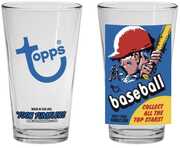 Toon Tumblers 1971 Topps Baseball Trading Card Pack Art Pint Glass 