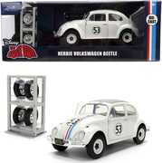 Disney - Hollywood Rides - 1:24 Herbie the Love Bug Volkswagen Beetle Die-Cast Car with Rack