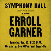 Symphony Hall Concert , Erroll Garner