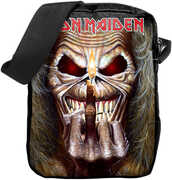 Rocksax - Iron Maiden - Middle Finger - Crossbody Bag with Stash Pockets (Black) 