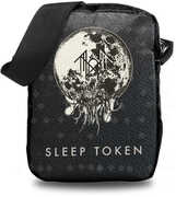 Rocksax - Sleep Token - The Summoning Black Logo - Crossbody Bag with Stash Pockets (Black) 