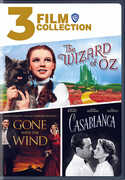 3 Film Collection: The Wizard of Oz / Gone With the Wind / Casablanca , Ingrid Bergman