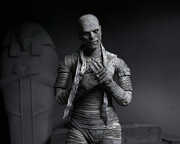 NECA - Universal Monsters Mummy 7 Ultimate Action Figure Black & White Version