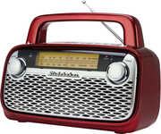 Studebaker SB2006R Bluetooth AM/ FM Portable Radio Rechargeable (Red) 