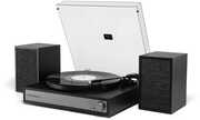 Victrola VTS-1300-BLK Harmony Bluetooth Record Player with Speakers (Black) 