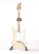 Fender Cream Stratocaster 10 Inch Miniature Guitar Replica Collectible