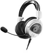PC Accessory:  Wired Headset - Audio Technica ATH-GDL3WH Open - Back Headset with Boom Mic - White:  Compatible with PC, Switch, PS5, Xbox X|S 
