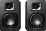 Audio Technica AT-SP3X Bookshelf Speakers Powered Wireless Bluetooth (Black) 