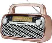 Studebaker SB2006RG Bluetooth AM/ FM Portable Radio Rechargeable (Rose Gold) 