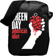 Rocksax - Green Day - American Idiot - Crossbody Bag with Stash Pockets (Black) 