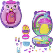 Mattel - Polly Pocket Hedgehog Mom & Baby Wearable Compact 