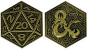 Dungeons & Dragons - Limited Edition Coin - Dice /  Ampersand 