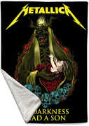 Rocksax - Metallica - If Darkness Had a Son - Sherpa Fleece Throw (50 in x 60 in) 