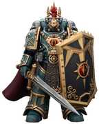 JOYTOY - Warhammer 40K: The Horus Heresy - Sons of Horus: Little Horus Aximand, Captain of the 5th Company 1/ 18 Action Figure 