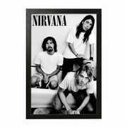 Nirvana - Band 11x17 Framed Gel Coat