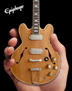 Axe Heaven Epiphone 1965 Casino Revolution Natural Mini Guitar Replica Collectible EG-811