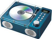Studebaker SB3720BL Retro CD Player with Bluetooth (Blue) 