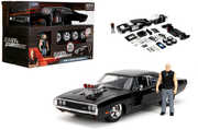 Jada Toys - 1:24 Fast & Furious 1 - Dom's Dodge Charger R/ T Build N Collect w/  Dom Figure 
