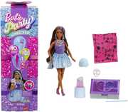 Mattel - Barbie Party Unboxed Glam Party Series Purple Sparkle Doll & Accessories 
