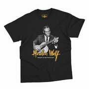 Howlin' Wolf - Moanin' in the Moonlight - Heavy Cotton T-Shirt - Large Black
