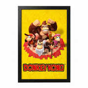 Donkey Kong - DK & Friends 11x17 Framed Gel Coat