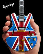 Epiphone "Union Jack Sheraton" Casino 10 Inch Miniature Guitar Replica 