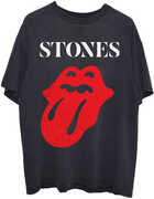 The Rolling Stones Sixty Classic Tongue Vintage Black Unisex SS T-Shirt 2XL